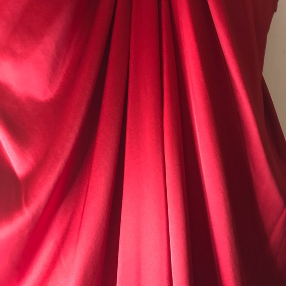 NWT, Gorgeous Banana Republic 100% Silk Mini Dress, Size: 4P, Color: RED - Picture 6 of 11